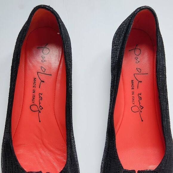 Pas de rouge black shoes - Picture 3 of 8